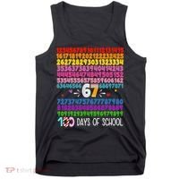 Happy 100 Days Of School Smarter 67 Teacher Students Tank Top thumb 0