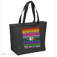 Happy 100 Days Of School Smarter 67 Teacher Students Tote Bag thumb 2