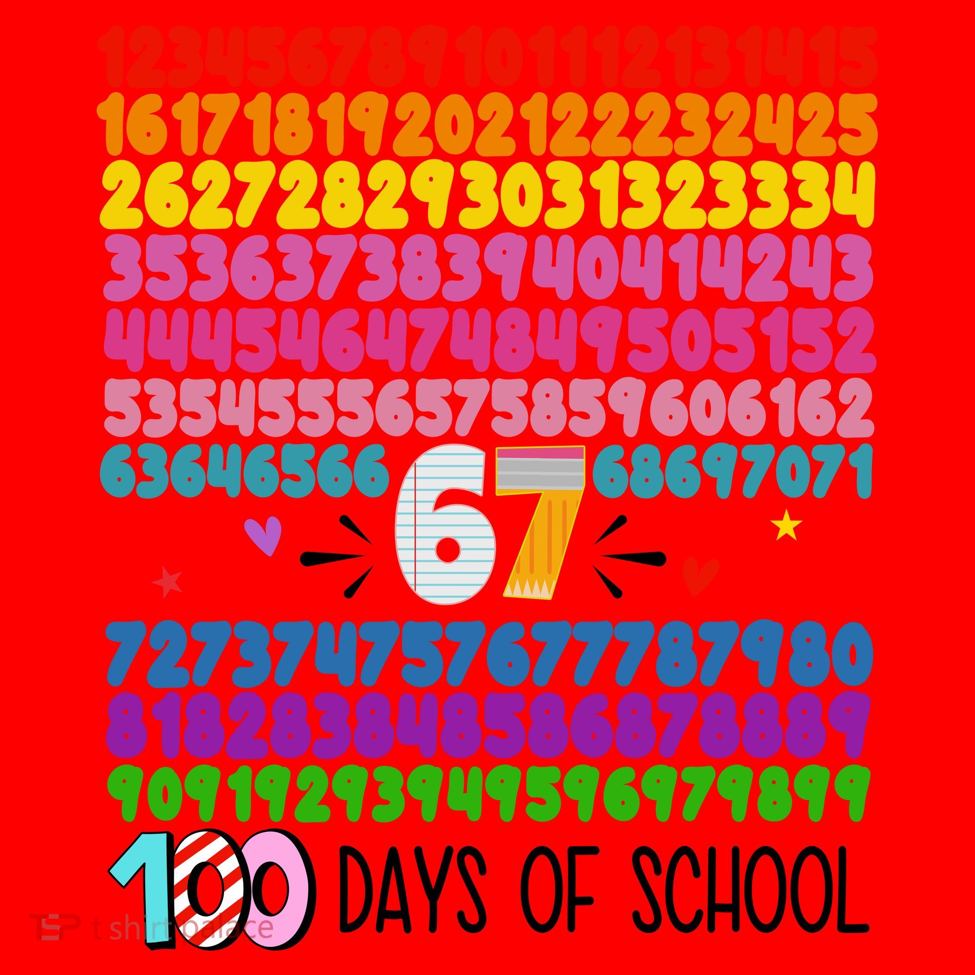 Happy 100 Days Of School Smarter 67 Teacher Students Santa Hat