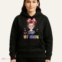 Hello 1st Grade Back To School Gift For Girl Hoodie thumb 5