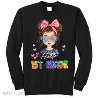 Hello 1st Grade Back To School Gift For Girl Sweatshirt thumb 0