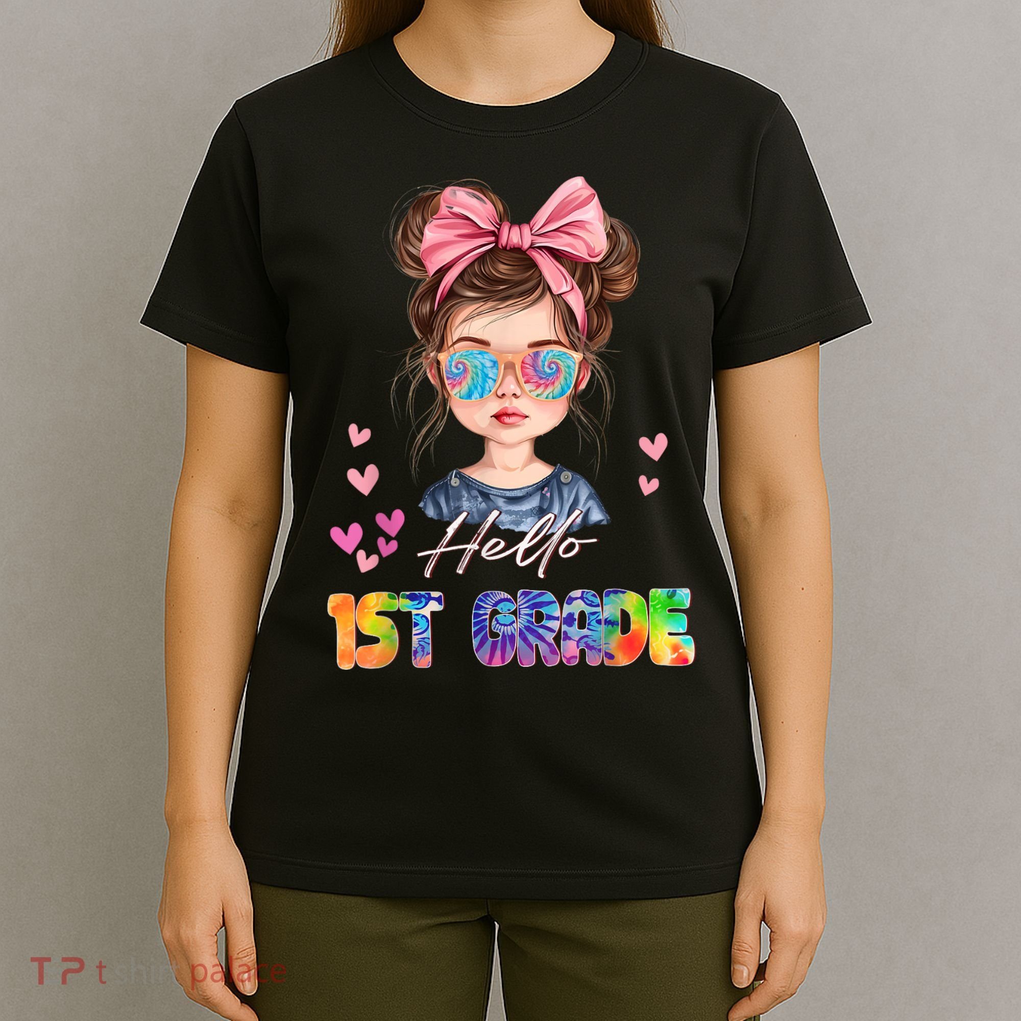 Hello 1st Grade Back To School Gift For Girl T-Shirt