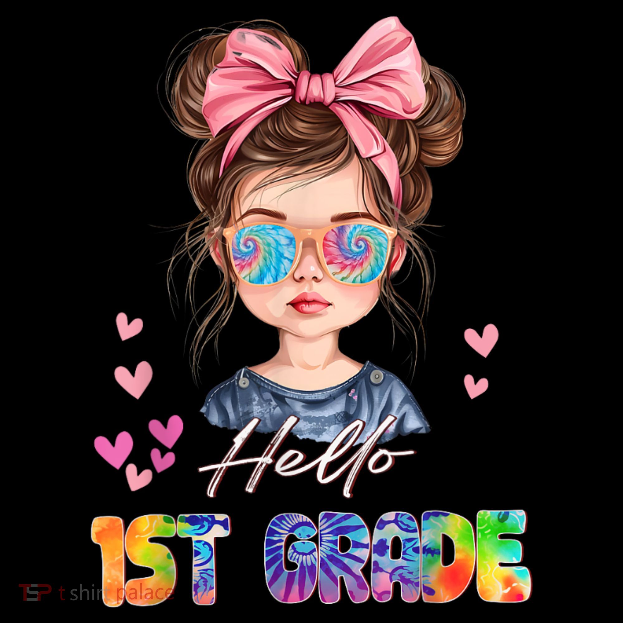Hello 1st Grade Back To School Gift For Girl Women's Hoodie