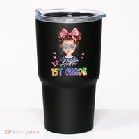 Hello 1st Grade Back To School Gift For Girl Tumbler thumb 0
