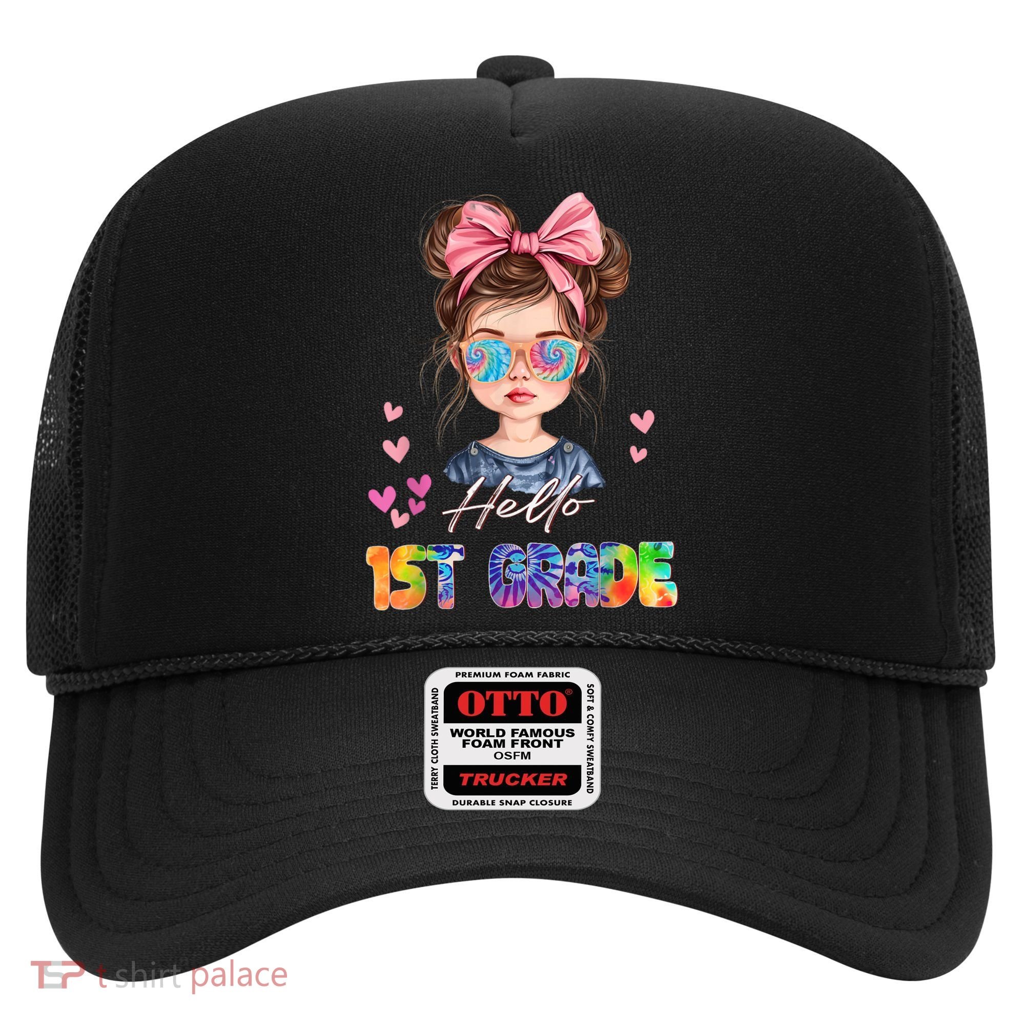 Hello 1st Grade Back To School Gift For Girl Hat