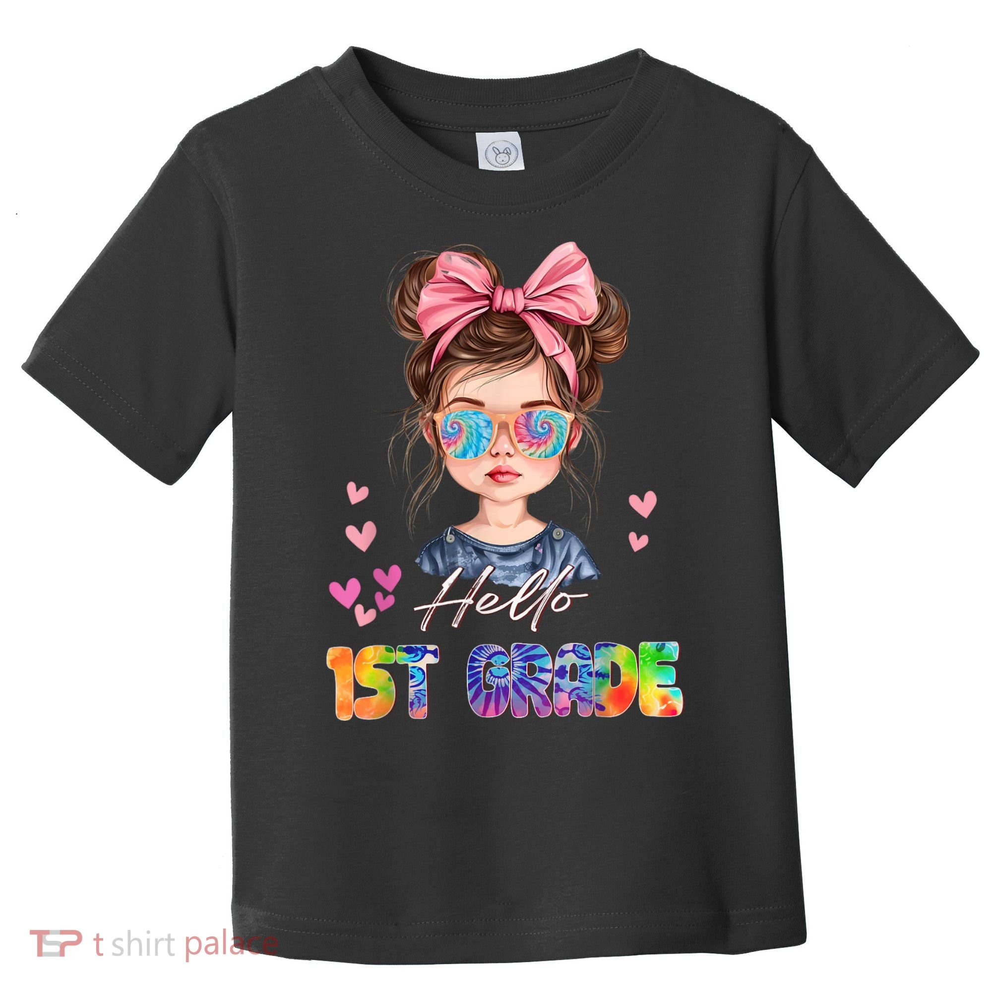 Hello 1st Grade Back To School Gift For Girl Toddler T-Shirt