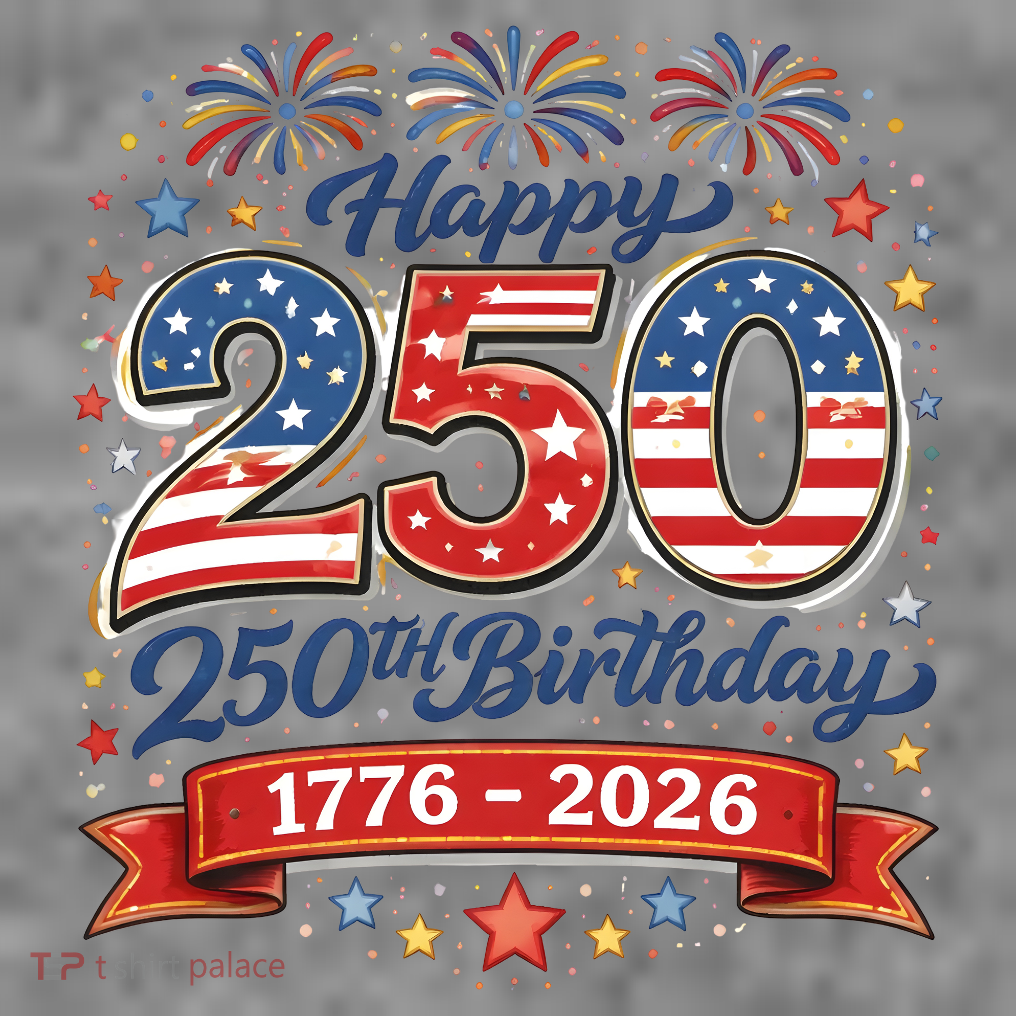 Happy 250th Birthday 1776 USA Toddler Hoodie