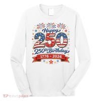 Happy 250th Birthday 1776 USA Long Sleeve Shirt thumb 0