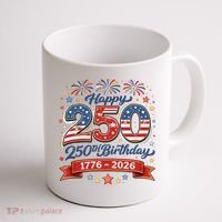 Happy 250th Birthday 1776 USA Coffee Mug thumb 1