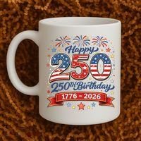 Happy 250th Birthday 1776 USA Coffee Mug thumb 2