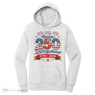 Happy 250th Birthday 1776 USA Women's Hoodie