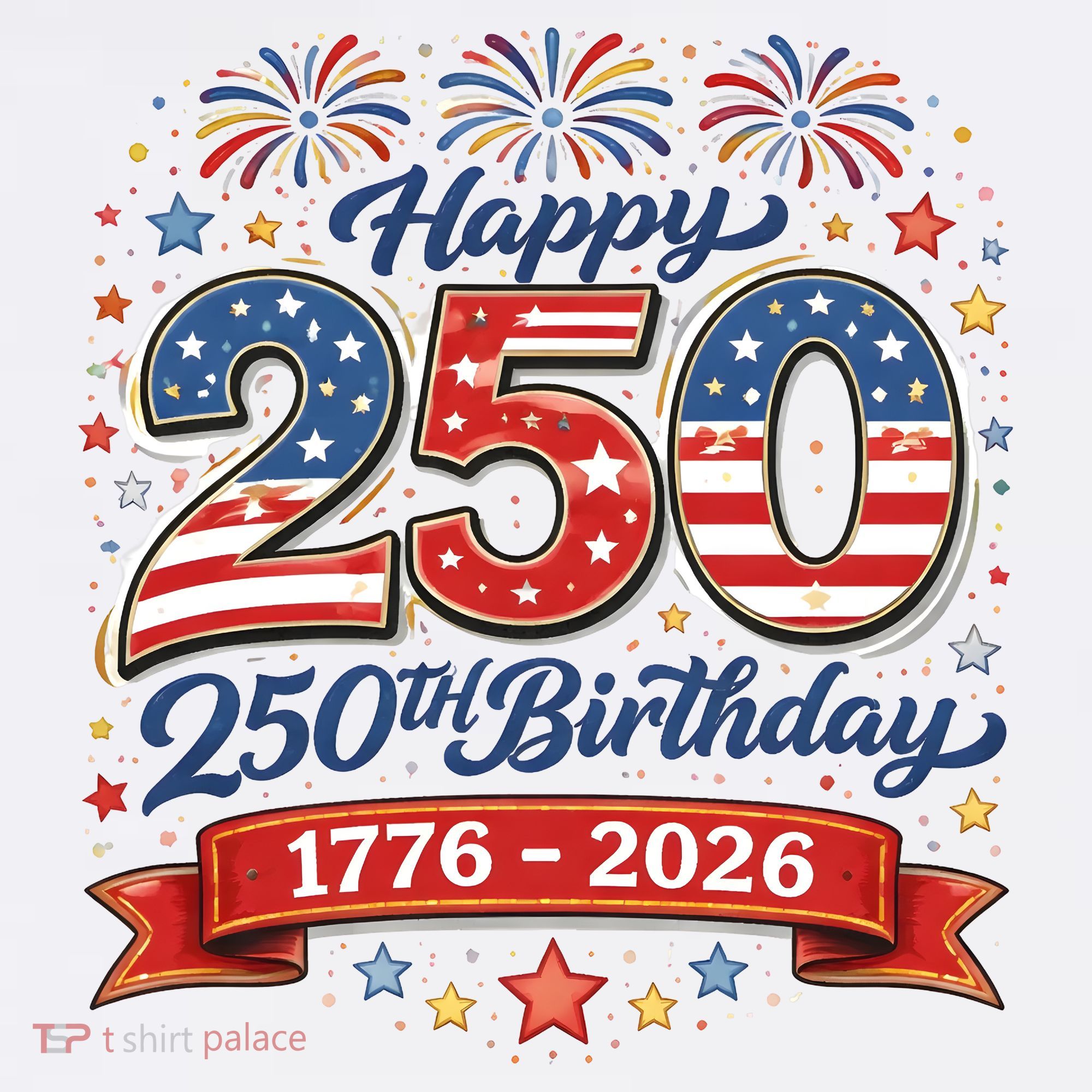 Happy 250th Birthday 1776 USA Women's Tank Top