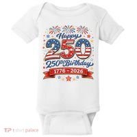 Happy 250th Birthday 1776 USA Baby Bodysuit thumb 0