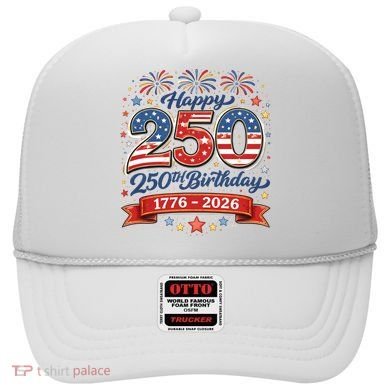 Happy 250th Birthday 1776 USA Hat