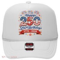 Happy 250th Birthday 1776 USA Hat thumb 0