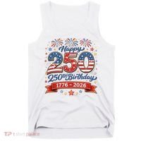 Happy 250th Birthday 1776 USA Tank Top thumb 0