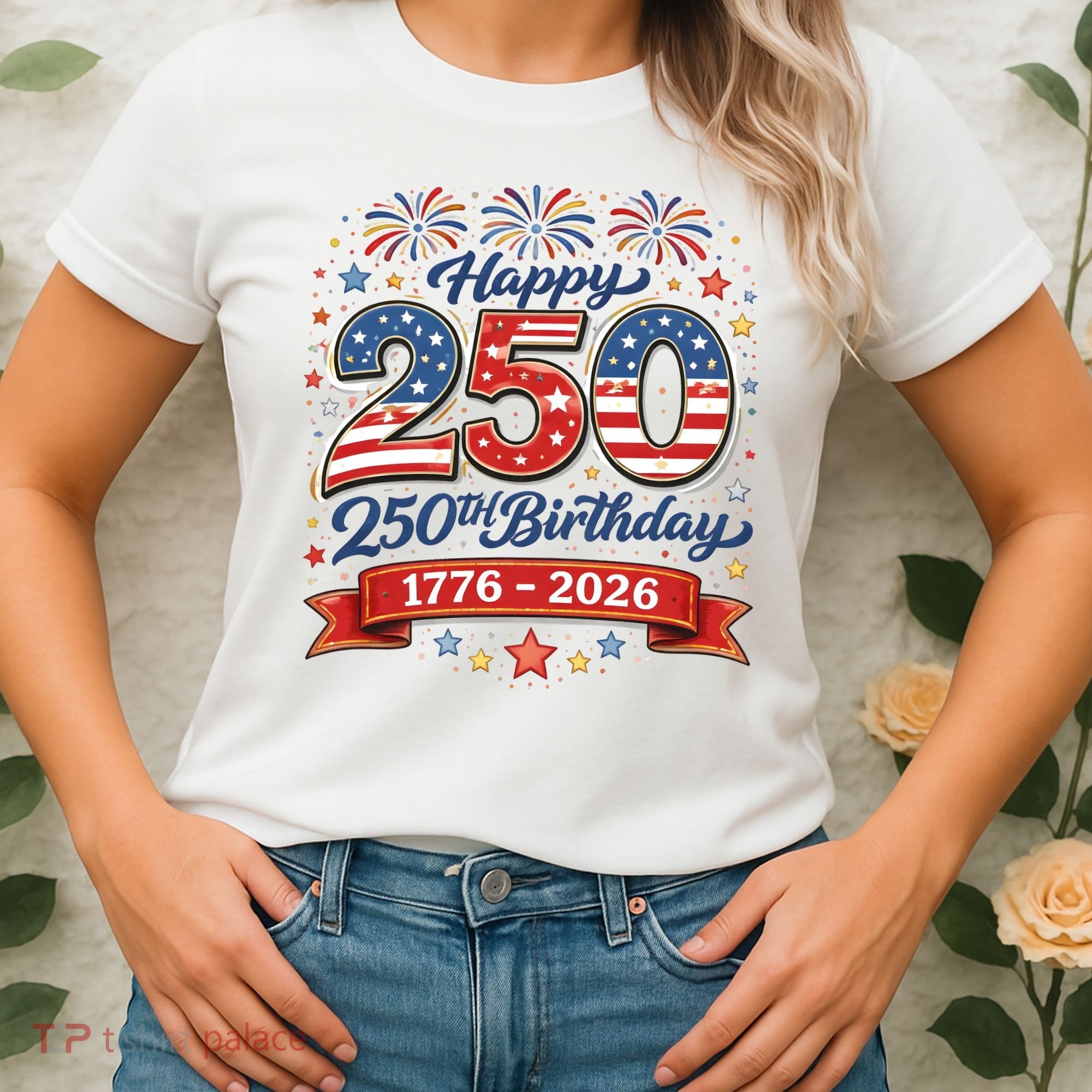 Happy 250th Birthday 1776 USA Women's T-Shirt