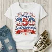 Happy 250th Birthday 1776 USA Women's T-Shirt thumb 3