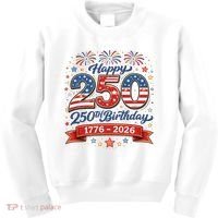 Happy 250th Birthday 1776 USA Kids Sweatshirt thumb 0