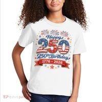 Happy 250th Birthday 1776 USA Kids T-Shirt thumb 2