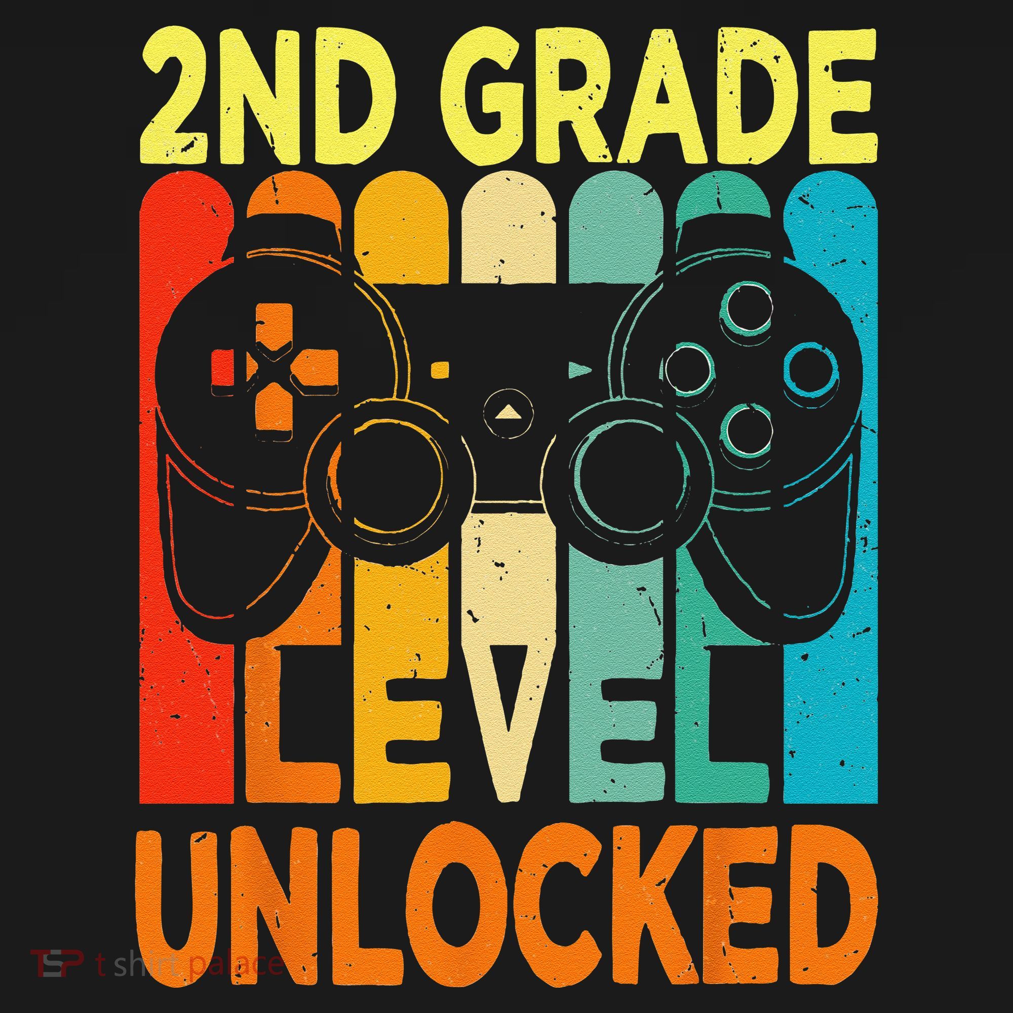 Hello 2nd Grade Level Unlocked Video Game Back To School USA-Made Doggie Bandana