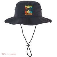 Hello 2nd Grade Level Unlocked Video Game Back To School Bucket Hat thumb 0