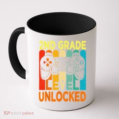 Hello 2nd Grade Level Unlocked Video Game Back To School Coffee Mug