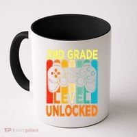Hello 2nd Grade Level Unlocked Video Game Back To School Coffee Mug thumb 0
