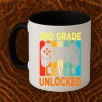 Hello 2nd Grade Level Unlocked Video Game Back To School Coffee Mug thumb 2