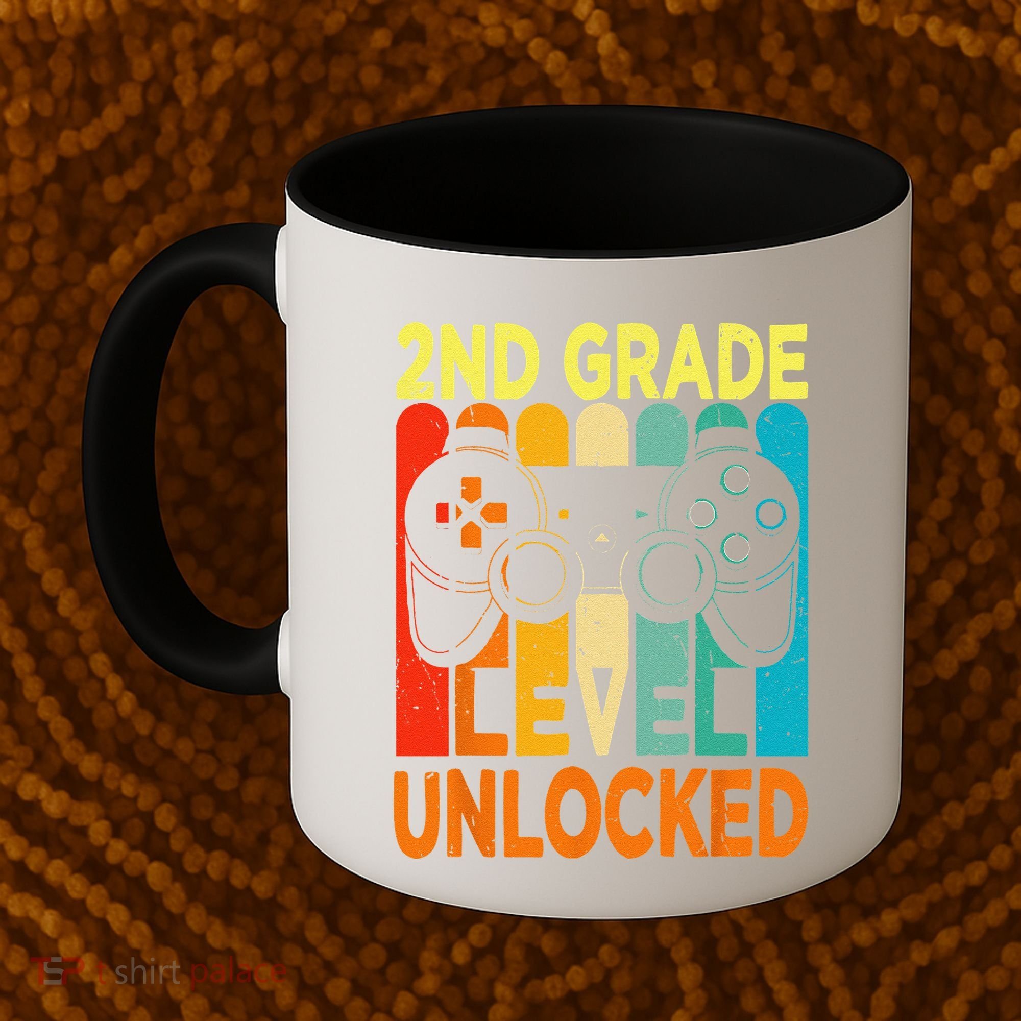 Hello 2nd Grade Level Unlocked Video Game Back To School Coffee Mug