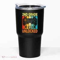 Hello 2nd Grade Level Unlocked Video Game Back To School Tumbler thumb 0