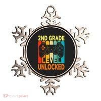 Hello 2nd Grade Level Unlocked Video Game Back To School Ornament thumb 0