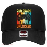Hello 2nd Grade Level Unlocked Video Game Back To School Hat thumb 0