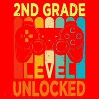 Hello 2nd Grade Level Unlocked Video Game Back To School Santa Hat thumb 1