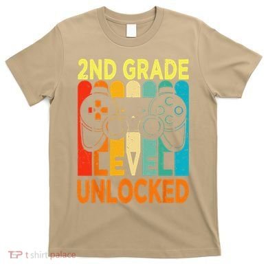 Hello 2nd Grade Level Unlocked Video Game Back To School T-Shirt