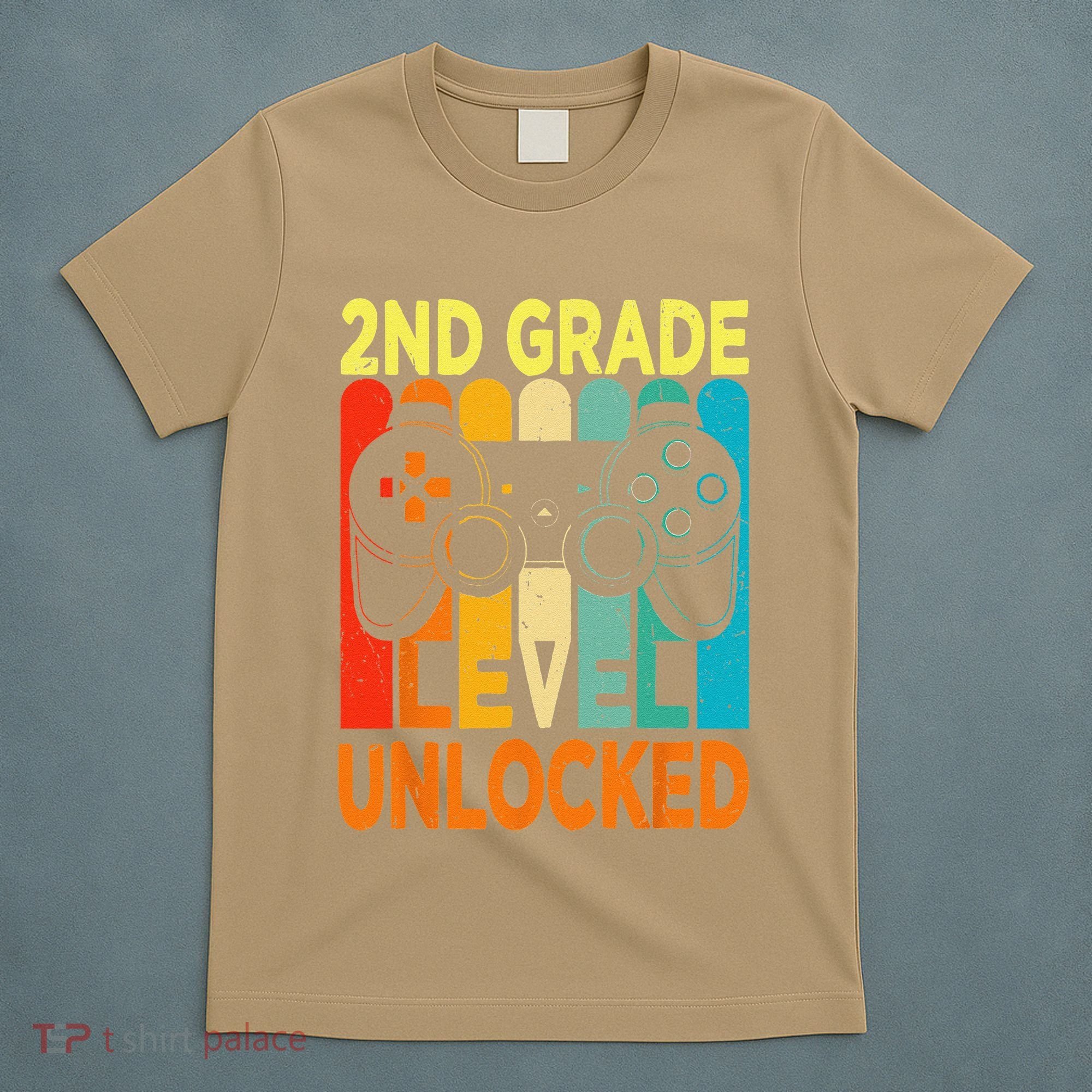 Hello 2nd Grade Level Unlocked Video Game Back To School T-Shirt
