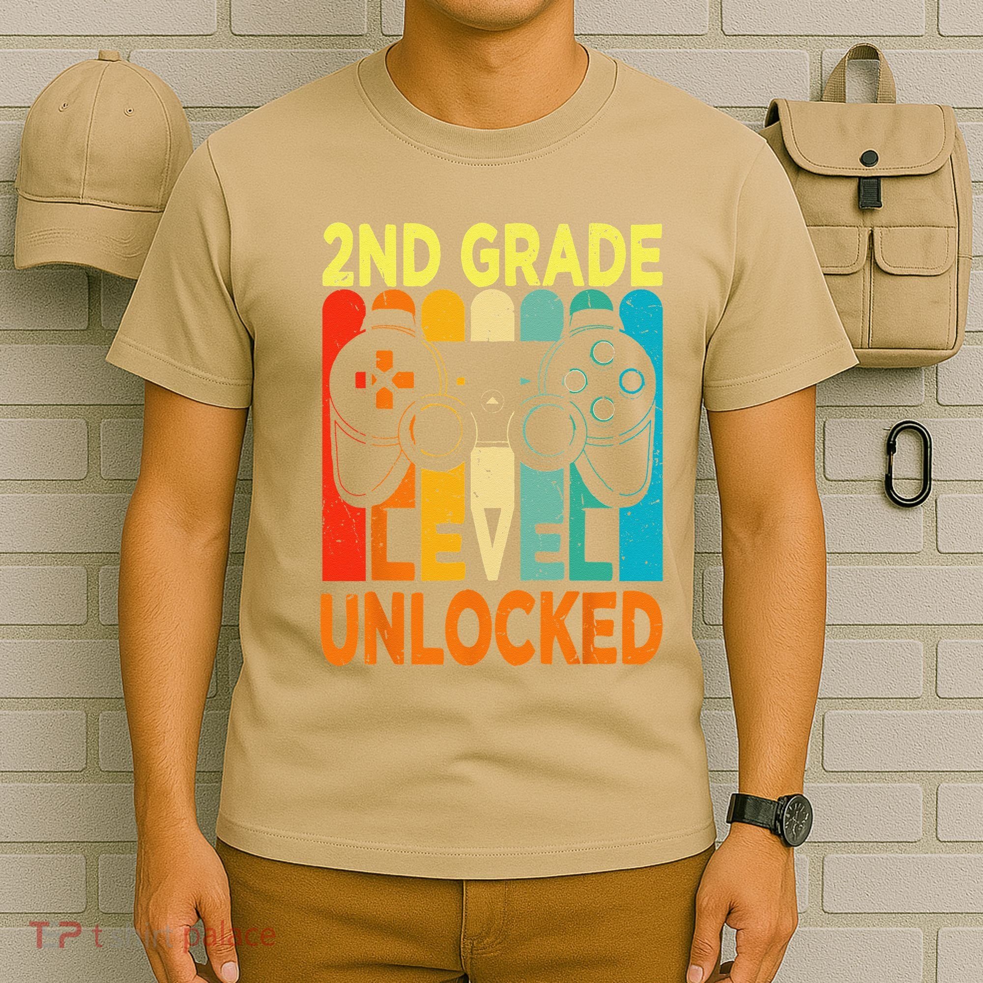 Hello 2nd Grade Level Unlocked Video Game Back To School T-Shirt