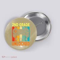Hello 2nd Grade Level Unlocked Video Game Back To School Button thumb 0