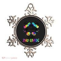 Hello 2nd Grade Messy Hair Bun Girl Back To School First Day Gift Ornament thumb 0