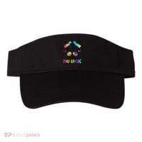 Hello 2nd Grade Messy Hair Bun Girl Back To School First Day Gift Visor thumb 0