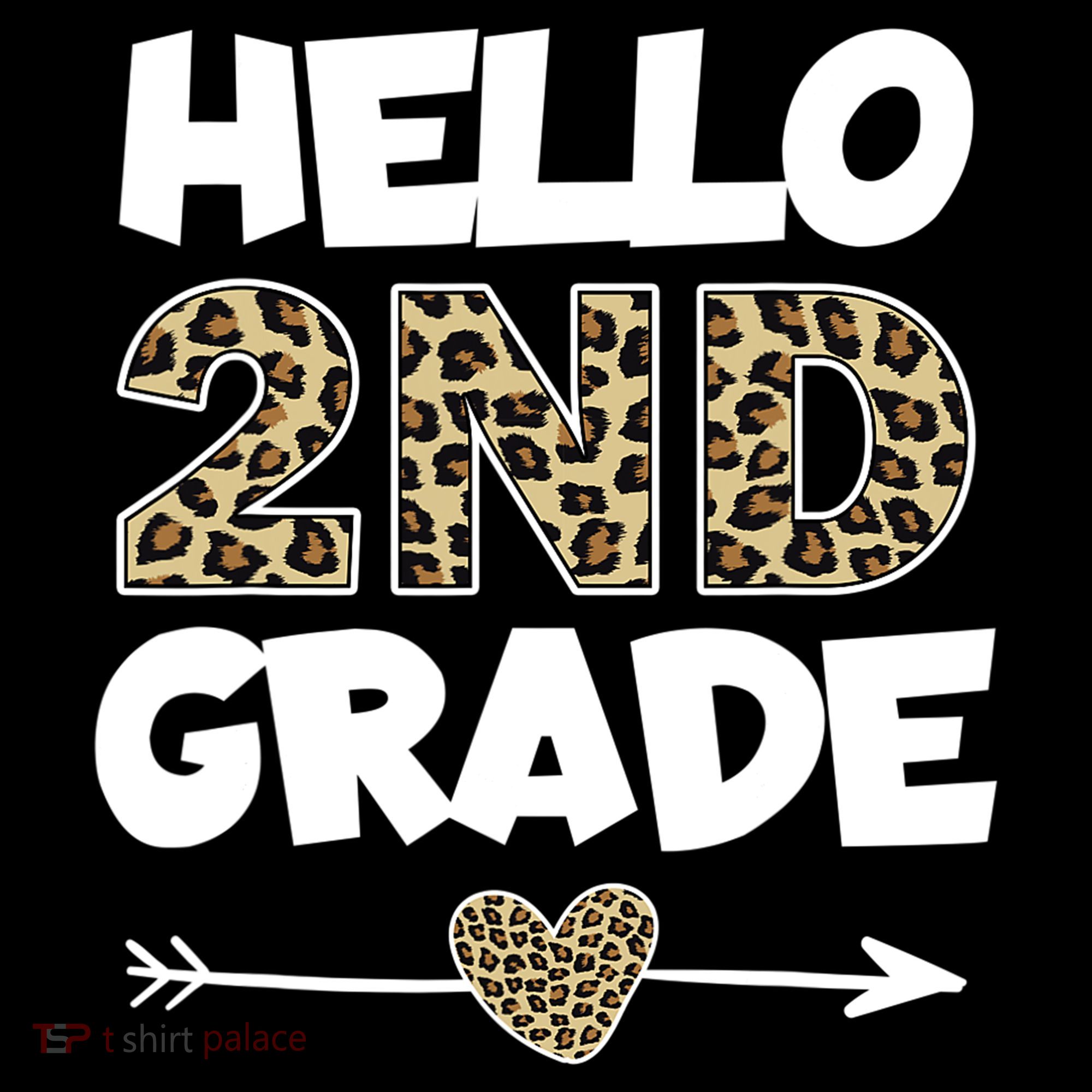Hello 2nd Grade Leopard Print Second Grade Teacher Kids Gift Ornament