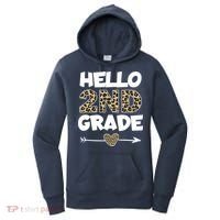 Hello 2nd Grade Leopard Print Second Grade Teacher Kids Gift Women's Hoodie thumb 0