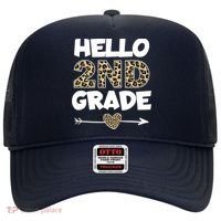 Hello 2nd Grade Leopard Print Second Grade Teacher Kids Gift Hat thumb 0