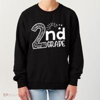 Hello 2nd Grade Teachers Boy And Team Second Grade Women's Sweatshirt thumb 0