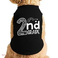 Hello 2nd Grade Teachers Boy And Team Second Grade Doggie Tank thumb 0