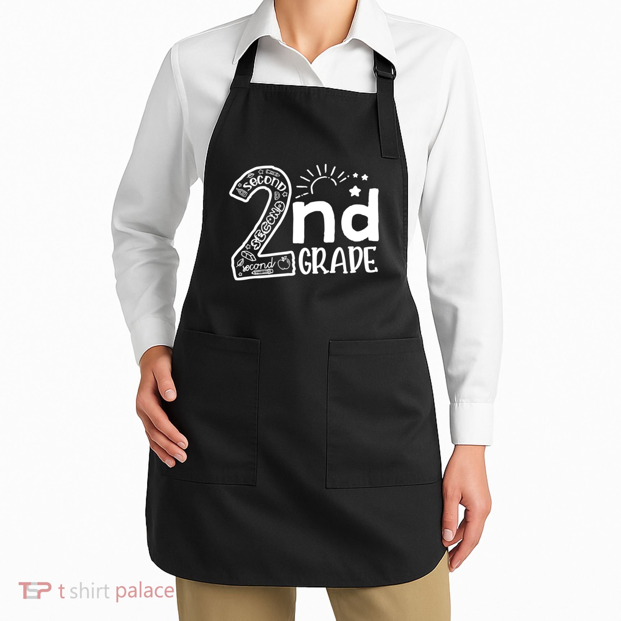 Hello 2nd Grade Teachers Boy And Team Second Grade Apron