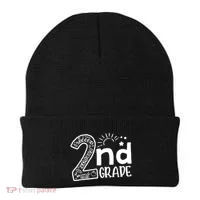 Hello 2nd Grade Teachers Boy And Team Second Grade Beanie thumb 0