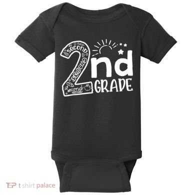Hello 2nd Grade Teachers Boy And Team Second Grade Baby Bodysuit