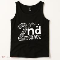 Hello 2nd Grade Teachers Boy And Team Second Grade Tank Top thumb 2
