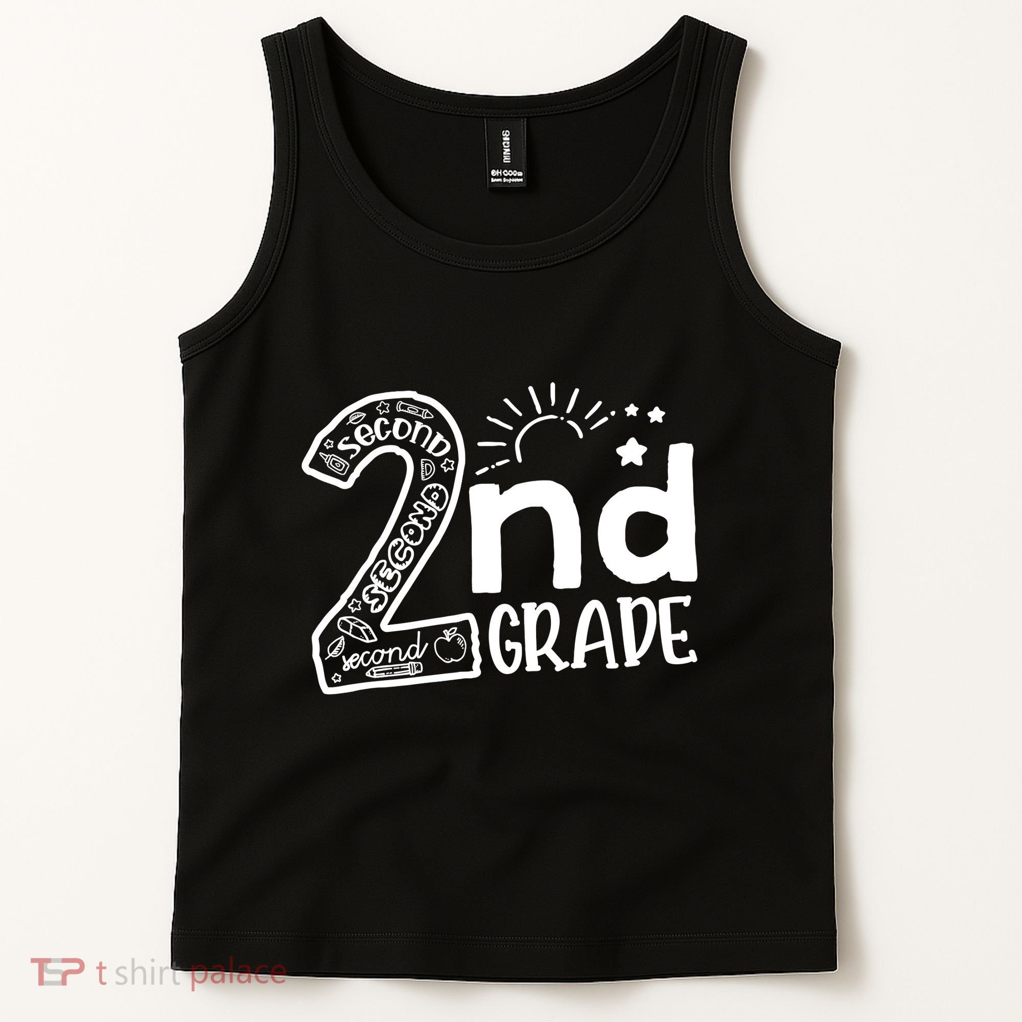 Hello 2nd Grade Teachers Boy And Team Second Grade Tank Top